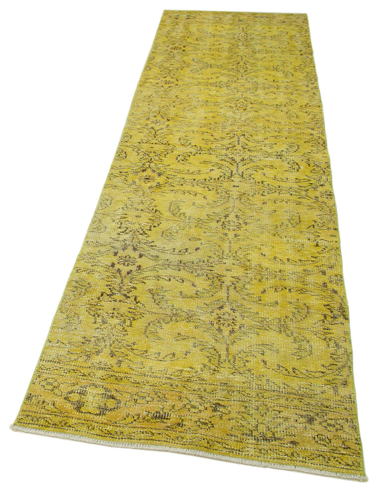 Rug N Carpet - Hand-knotted Turkish 2' 8" x 9' 6" One-of-a-Kind Runner Area Rug