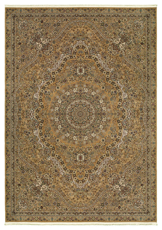 Oriental Weavers Masterpiece Gold/ Ivory Oriental Indoor Area Rug 6'7"X9'6"
