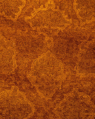 Overdyed, One-of-a-Kind Hand-Knotted Area Rug Gold, 4'1"x4'1"
