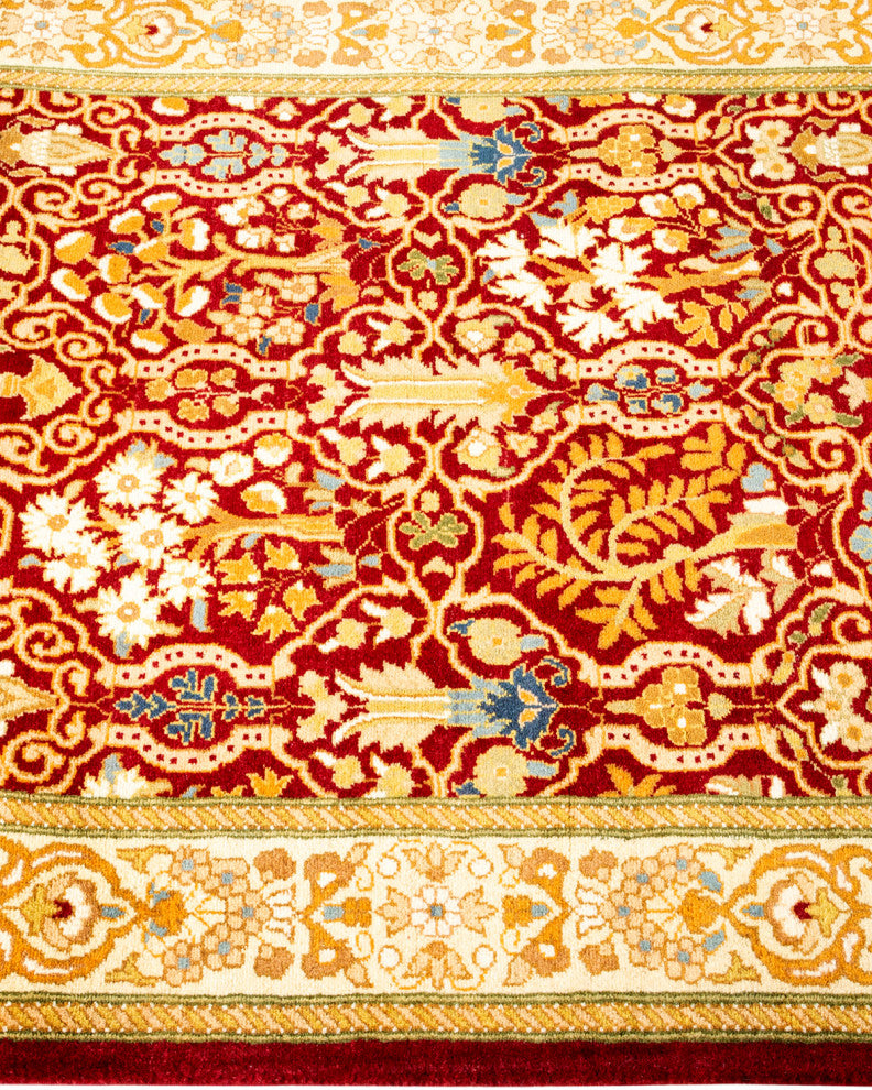 Mogul, One-of-a-Kind Hand-Knotted Area Rug Green, 2' 7 x 11' 10