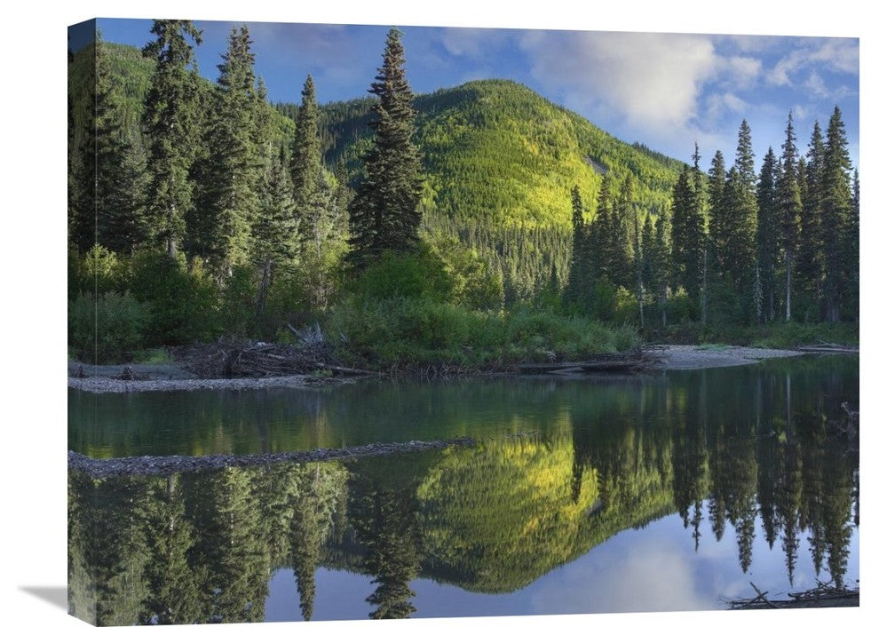 "Pine River, Hart Ranges, British Columbia, Canada" Artwork, 24" x 18"