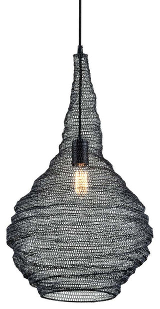 Troy Lighting F6771 Wabi Sabi 1 Light 16"W Pendant - Black