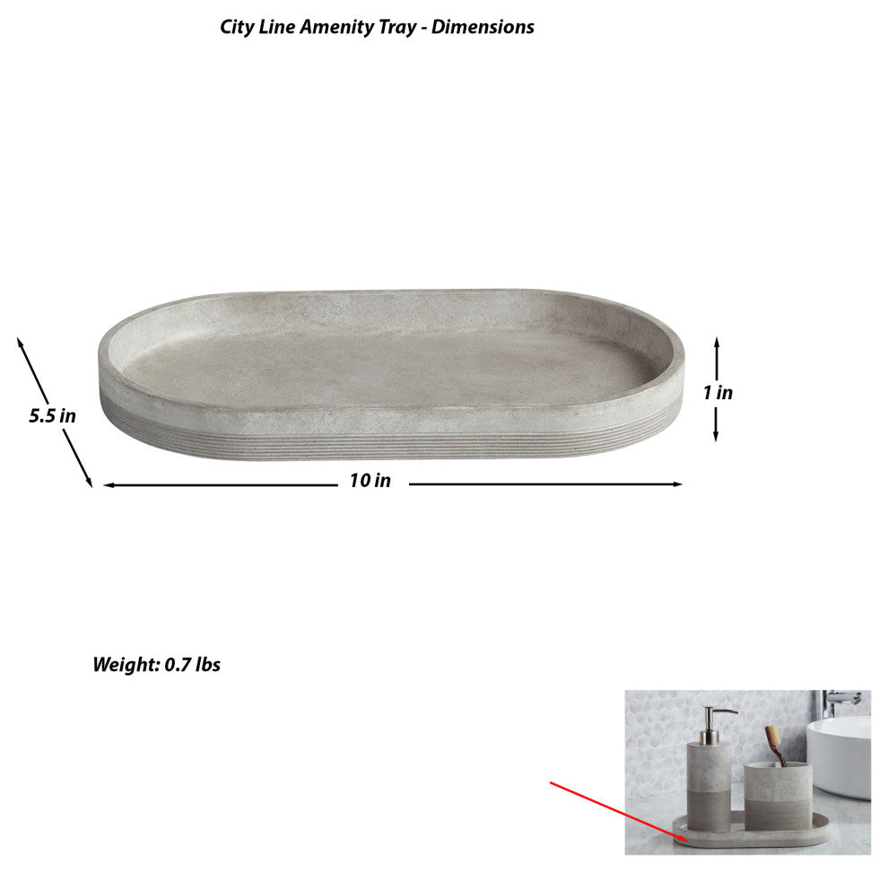 City Line 3-Piece Bathroom Accessory Set