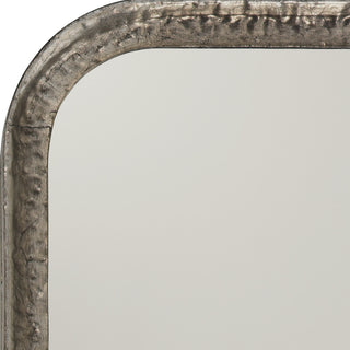 Capital Iron Rectangle Mirror, Silver Leaf Metal