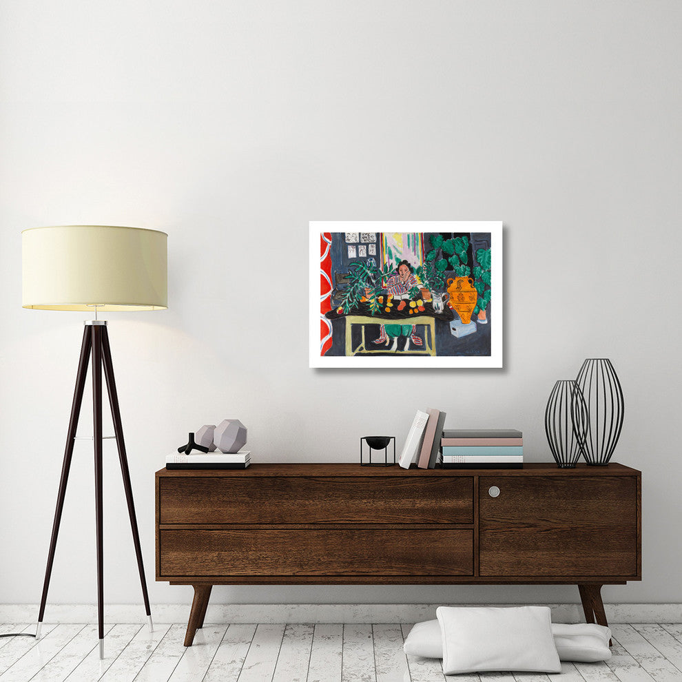 "Interior with an Etruscan Vase, 1940" Print by Henri Matisse, 32"x24"