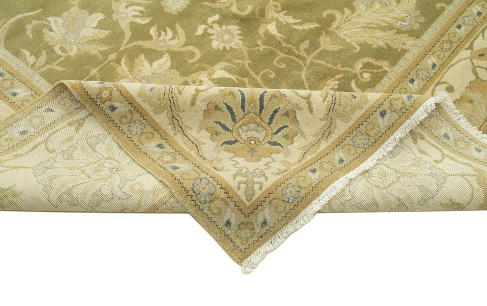 Rug N Carpet - Hand-Knotted Oriental 11' 9" x 15' 10" Large Oushak Area Rug