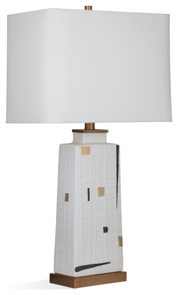 Fandy Table Lamp - White/Gold/Black