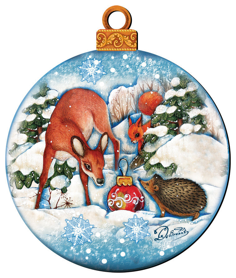 Forest Friends Ball Ornament
