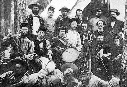 Civil Drummers- Fine Art Giclee Print 24" x 36"