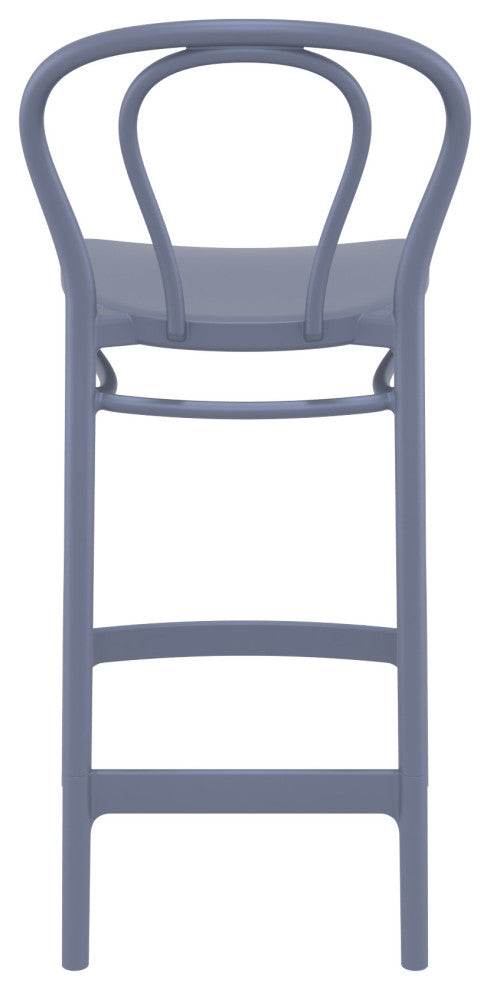 Victor Counter Stool Dark Gray, Set of 2