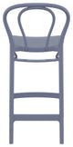 Victor Counter Stool Dark Gray, Set of 2