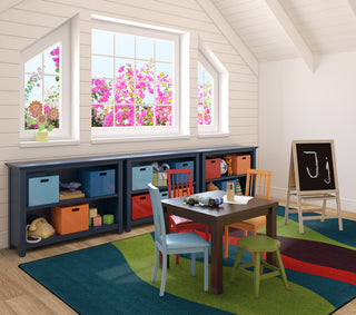 Kid Essentials Rug, Flow, Tropics, 7'8"x10'9"