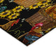 Indoor/Outdoor Kendall KE2 Black Machine Washable 9' x 12' Rug