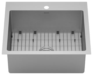 Karran Top Mount Stainless Steel 25" 16-Gauge Drop-In Single Bowl Sink Kit