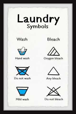 "Do Not Bleach" Framed Painting Print, 12x18