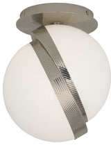 Michael Berman Brut Flushmount, Polished Nickel