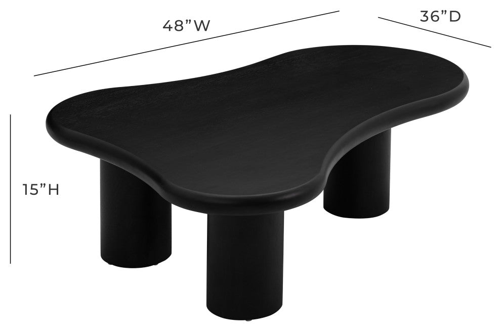Gotham Coffee Table, Black
