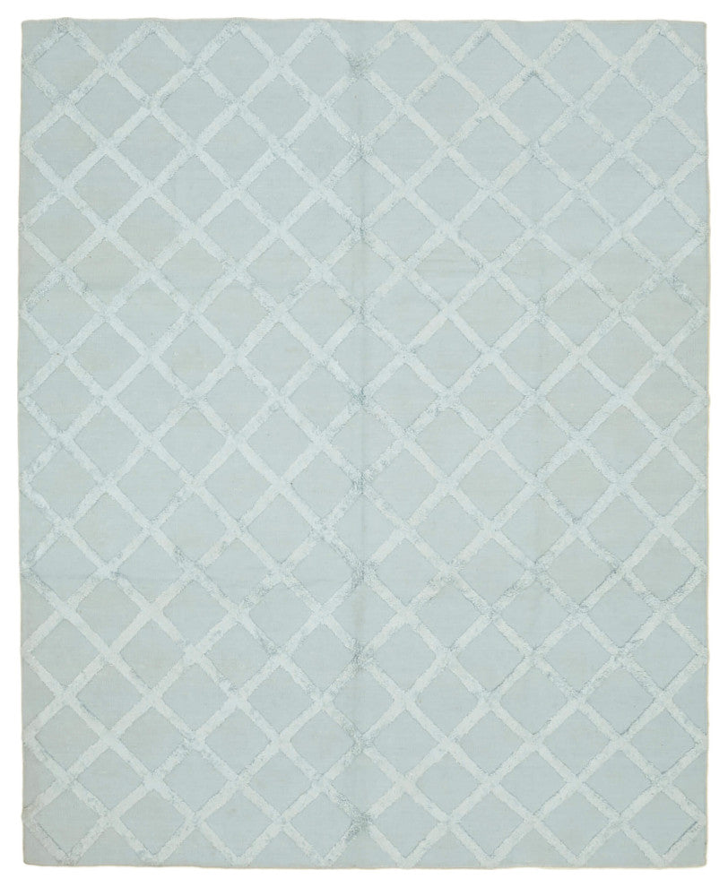 Rug N Carpet - Hand-knotted Modern Design 8' 0'' x 10' 0'' Flatweave Kilim Rug