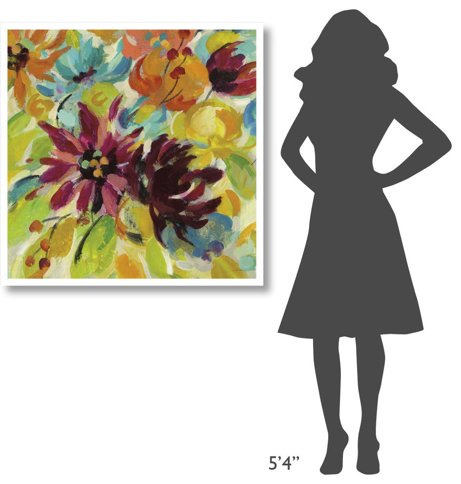 "Autumn Joy III" Digital Paper Print by Silvia Vassileva, 38"x38"