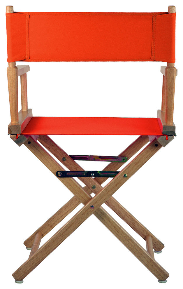 018" Director's Chair Natural Frame-Orange Canvas