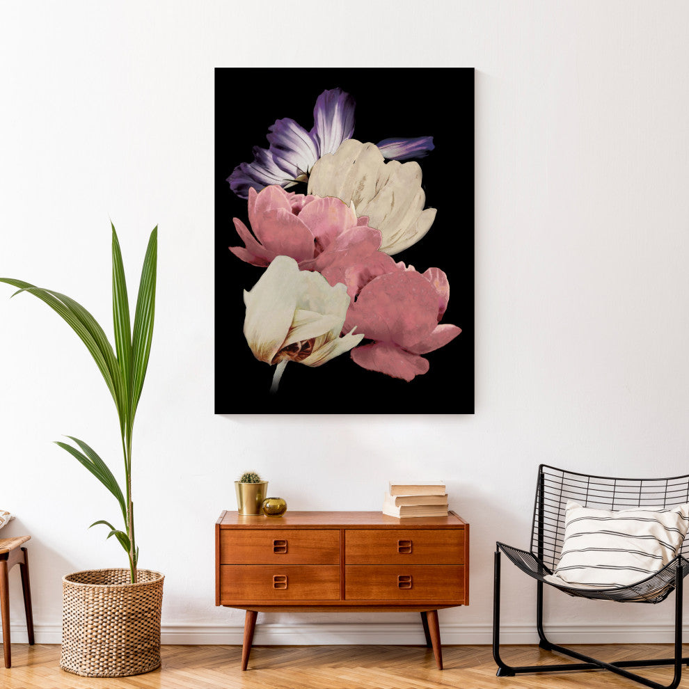 More Moody Flowers 30x40 Canvas Wall Art