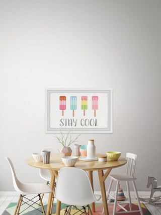 "Stay Cool" Framed Painting Print, 36"x24"