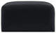 Arc Upholstered Modular Component, Black, 1-Piece: Ottoman, Velvet