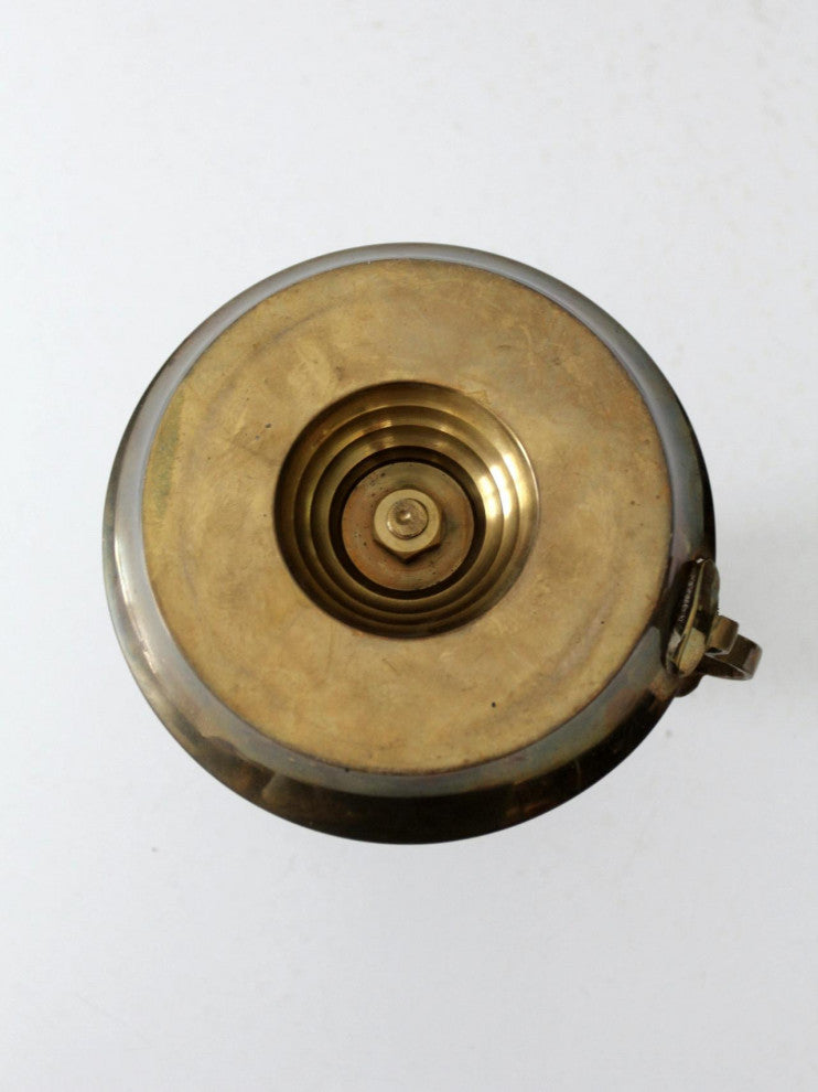 Consigned, Antique Brass Chamberstick