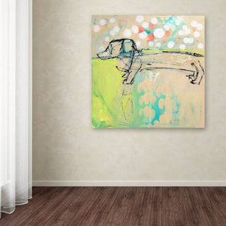 Wyanne 'Dachshund' Canvas Art, 14"x14"