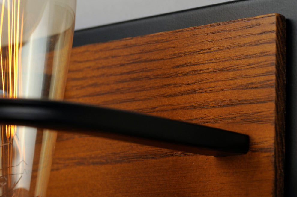 Maxim 10302 Black Forest 2 Light 16"W Bathroom Vanity Light - Black / Ashbury