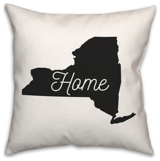 New York Home 18x18 Spun Poly Pillow