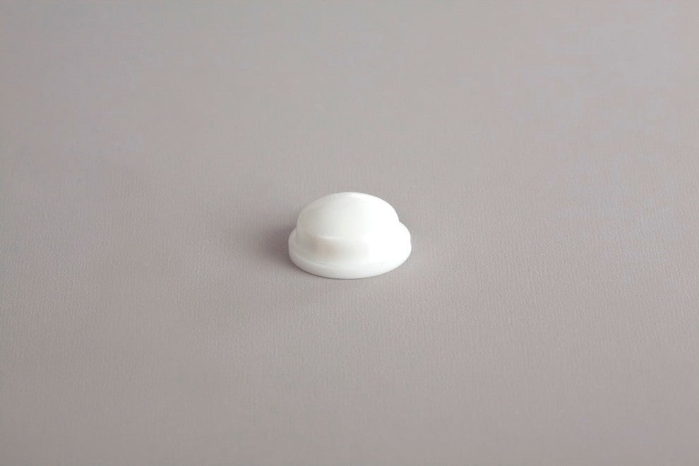 Round Adhesive Cabinet & Furniture Bumper Pads-BS02 .440"x.200"-242pcs, White