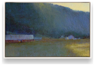 "Riverside Journey" - Peaceful River Landscape Canvas Art