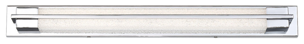 Ice 27" LED Bathroom Vanity and Wall-Light 3000K, Chrome