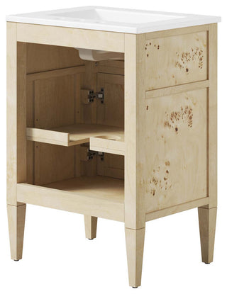 Elysian 24" Wood Bathroom Vanity - White Burl
