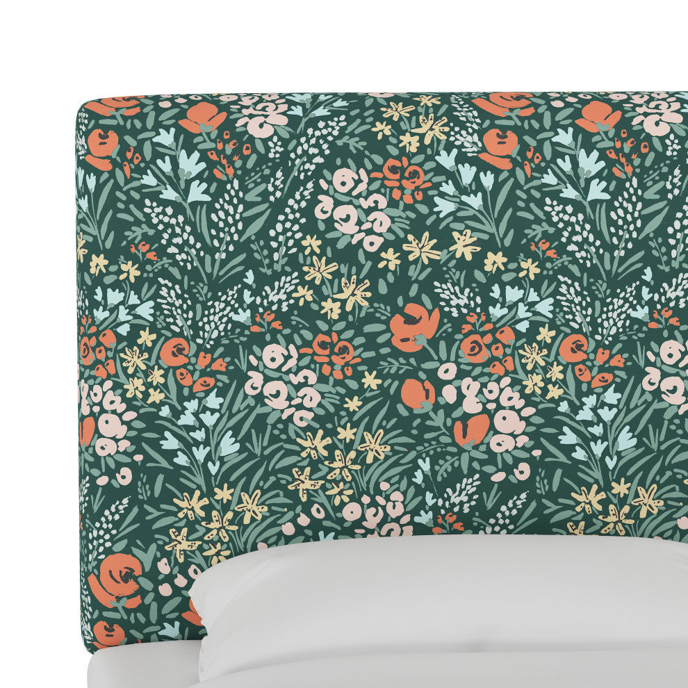 California King Headboard, Cameila Multi Green