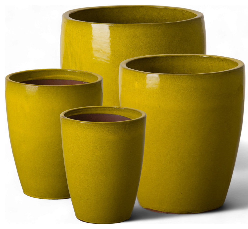 Bullet Planter, Mustard Yellow