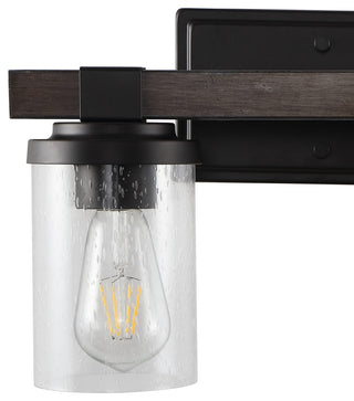 Bungalow Iron LED Vanity Light, Oil Rubbed Bronze, 2 Bulb