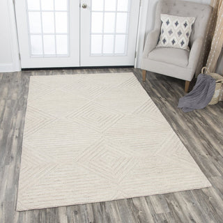 Rizzy Home Idyllic ID917A Natural Solid Area Rug, Rectangular 10'x13'