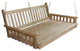 Pine Traditional English Swingbed, Unfinished, 4 Foot