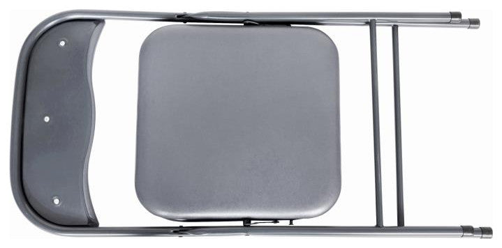 5 Piece Folding Card Table and Chair Set, Gray