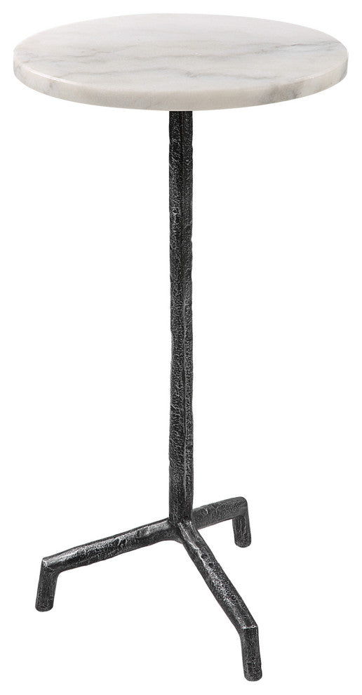 Uttermost 22897 Puritan 12"W Pub Table - Black / White