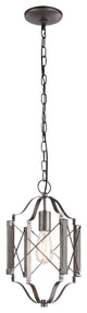 Matteo Lighting C71401WD One Light Pendant, Wood Grain Finish