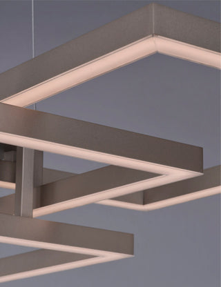 ET2 E21515 Traverse 3 Light 36"W LED Chandelier - Champagne