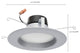 Satco Lighting 9W LED Downlight Retrofit 5"-6" CCT Selectable, Brushed Nickel