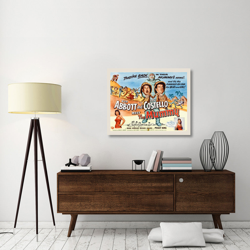 "Abbott & Costello - Meet The Mummy" Canvas by Hollywood Photo Archive, 40x32"
