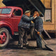 "Speck of Coal" Painting Print on Canvas by Stevan Dohanos