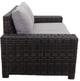 Courtyard Casual St Lucia Loveseat With Cushions