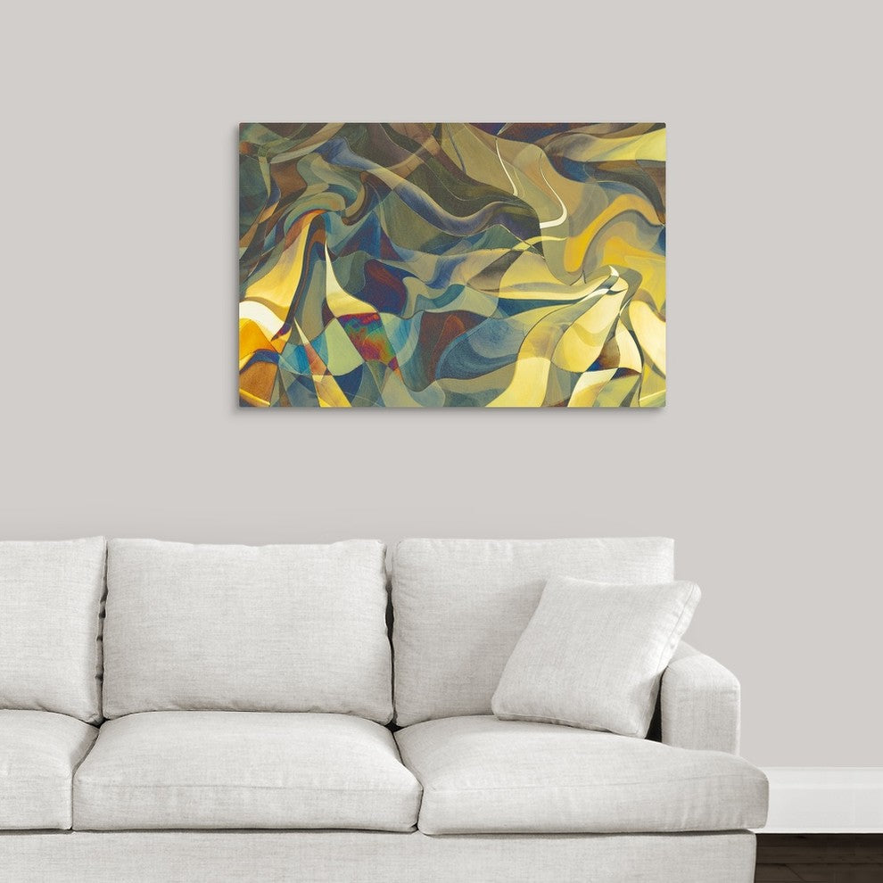 "Tropical Odyssey" Wrapped Canvas Art Print, 36"x24"x1.5"