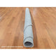 Gray Cypress Tree Design Wool and Silk Hand Loomed Round Rug 8' x 8'